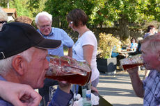 Sankt Crescentius on Tour in Ostheim und auf dem Kreuzberg (Foto: Karl-Franz Thiede)